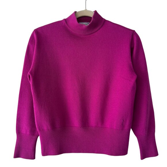 Yves Saint Laurent 100% Wool Mock Neck Sweater - Picture 7 of 7